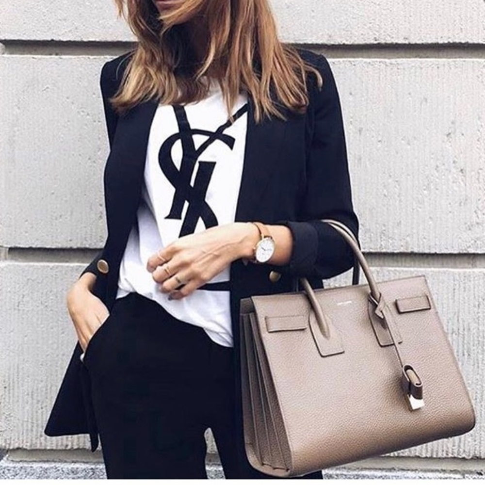 Black blazer free top